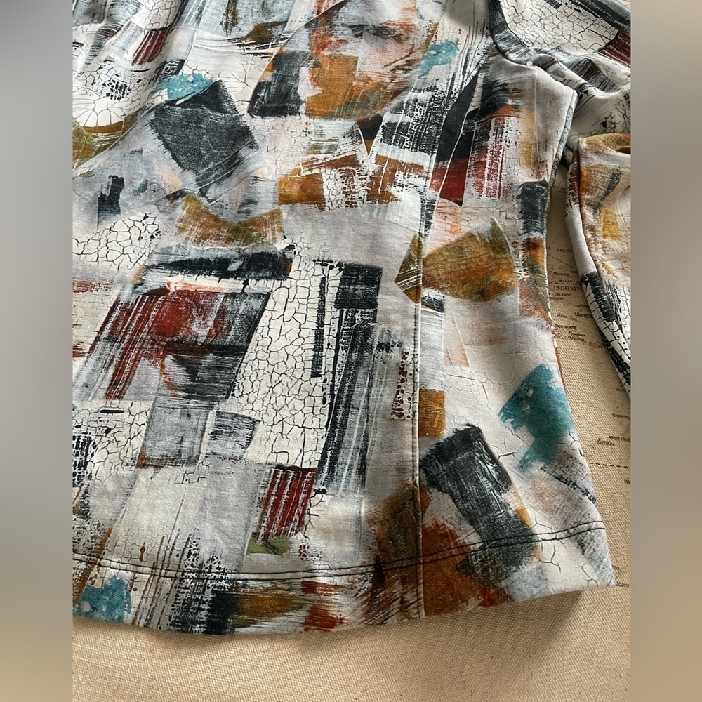 Art Simply by Dolcezza "Kamiros" Jacket Size Medium Art to Wear - Picture 7 of 12
